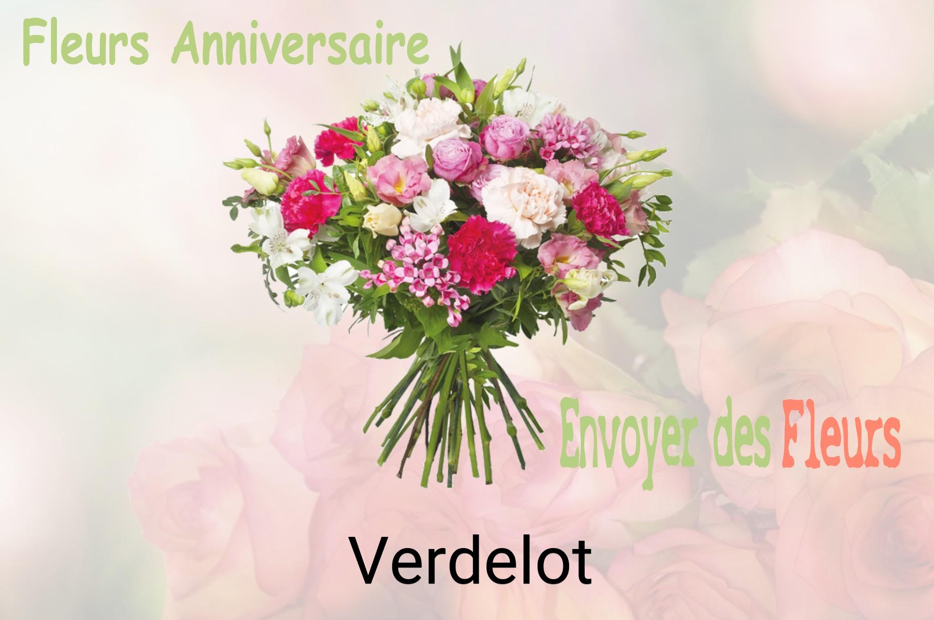 Bouquet de fleurs d’anniversaire livré à Verdelot