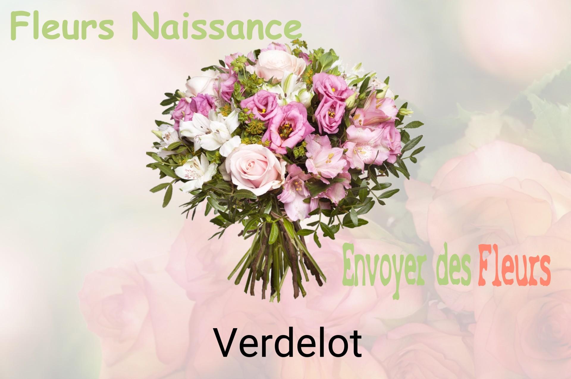 Bouquet de fleurs de naissance livré à Verdelot